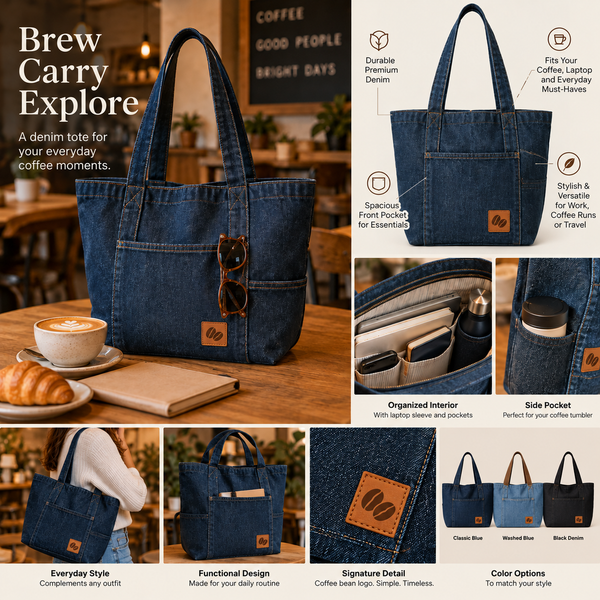 Denim Tote Bag